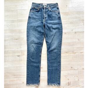 AGOLDE Riley Long High Rise Straight Jeans | Size 24